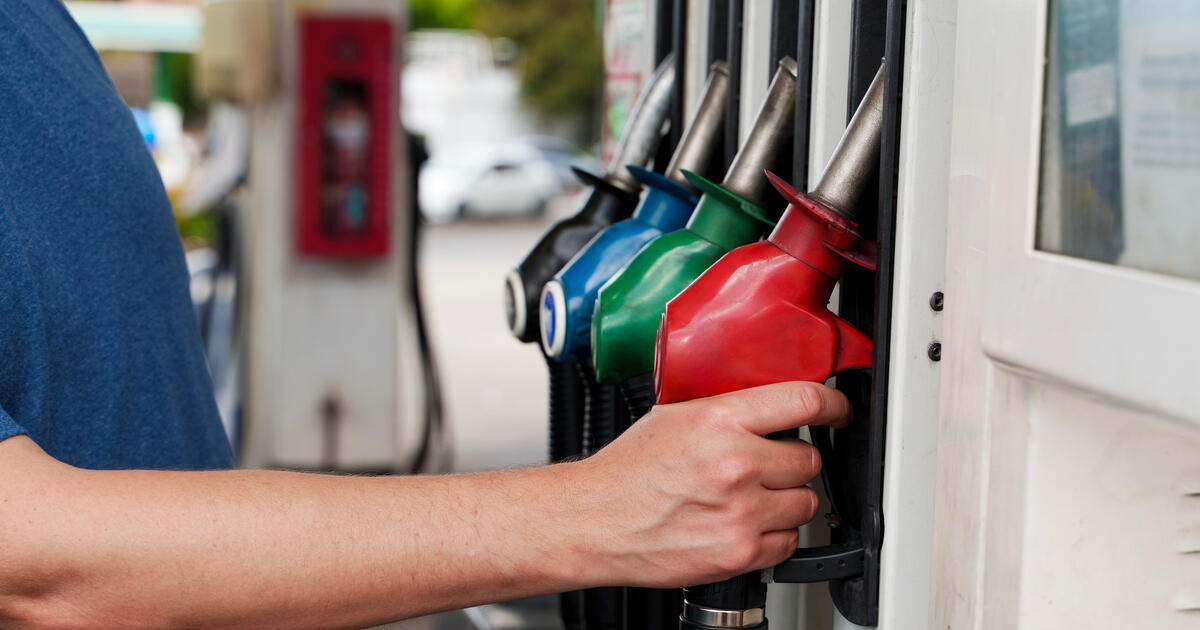 Fuel pumps at Australian petrol station