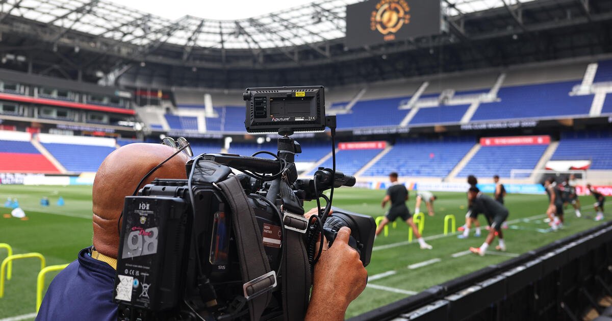 TV camera crew filming ahead of the FIFA Club World Cup 2025. Robbie Jay Barratt - AMA/Getty Images