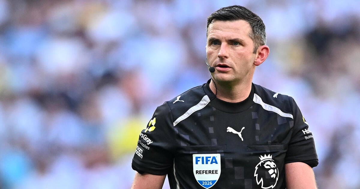 Premier League referee Michael Oliver