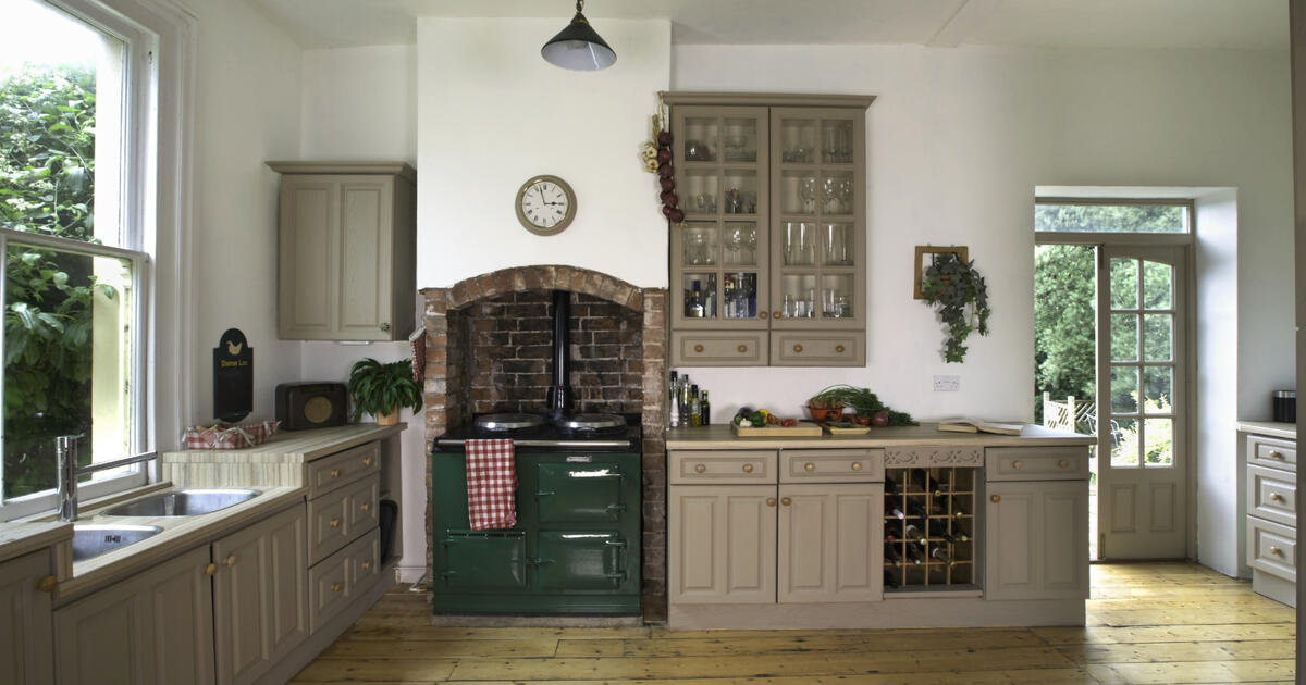 AGA in kitchen