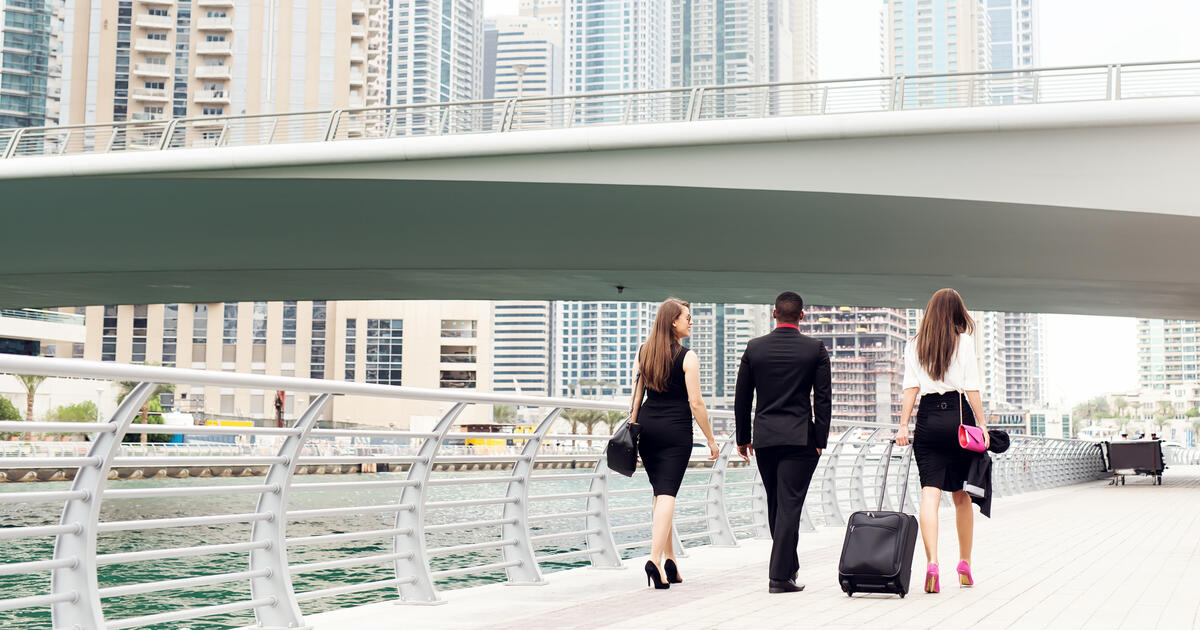 Business people in Dubai