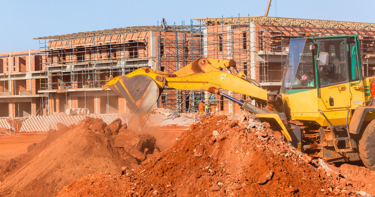 construction site with a bulldozer_Digital - SEOSocialEditorial image