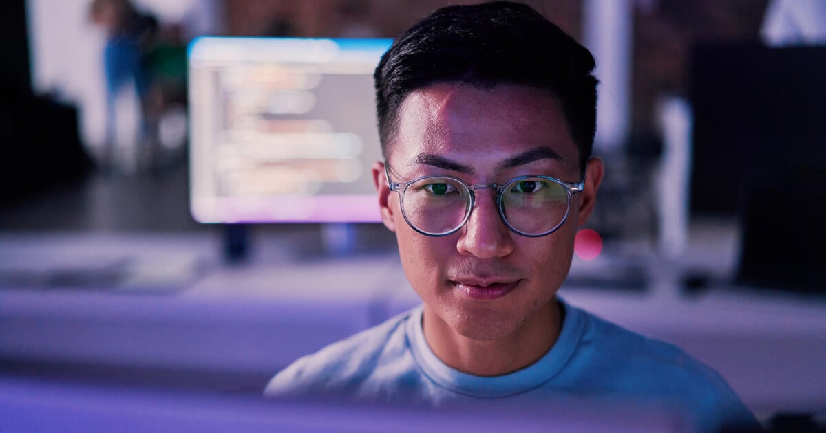 Developer checking code