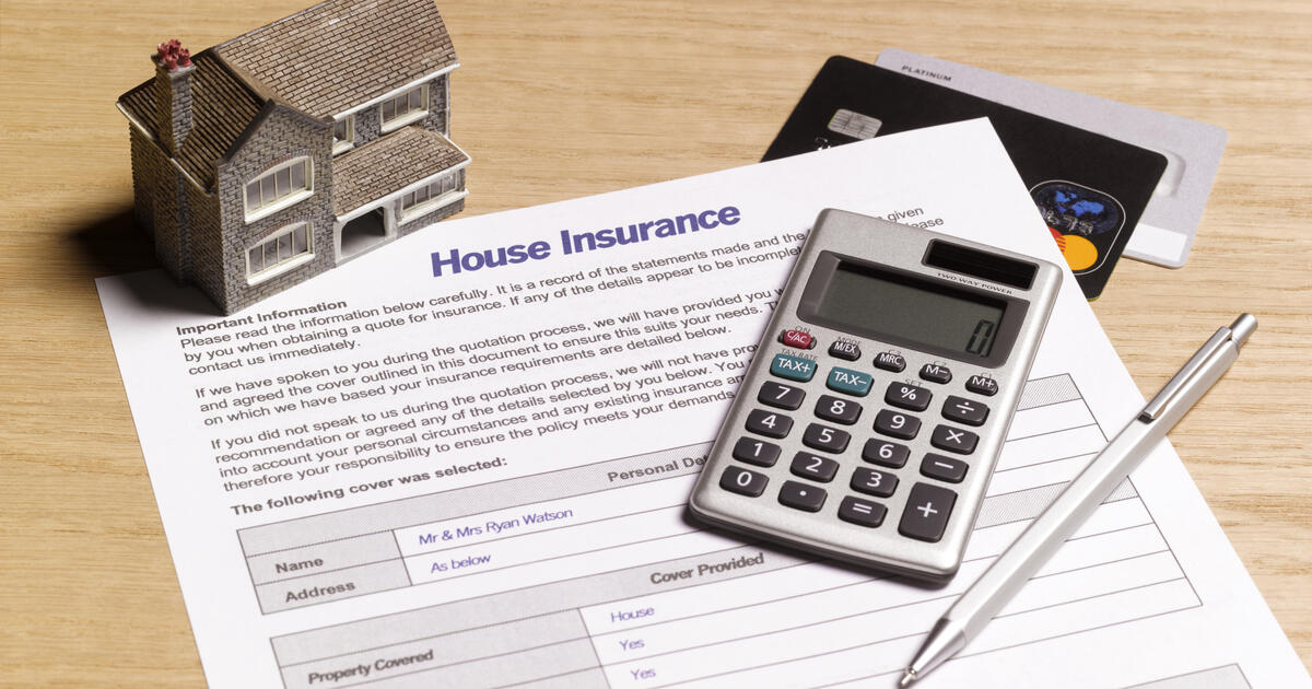 House insurance paperwork