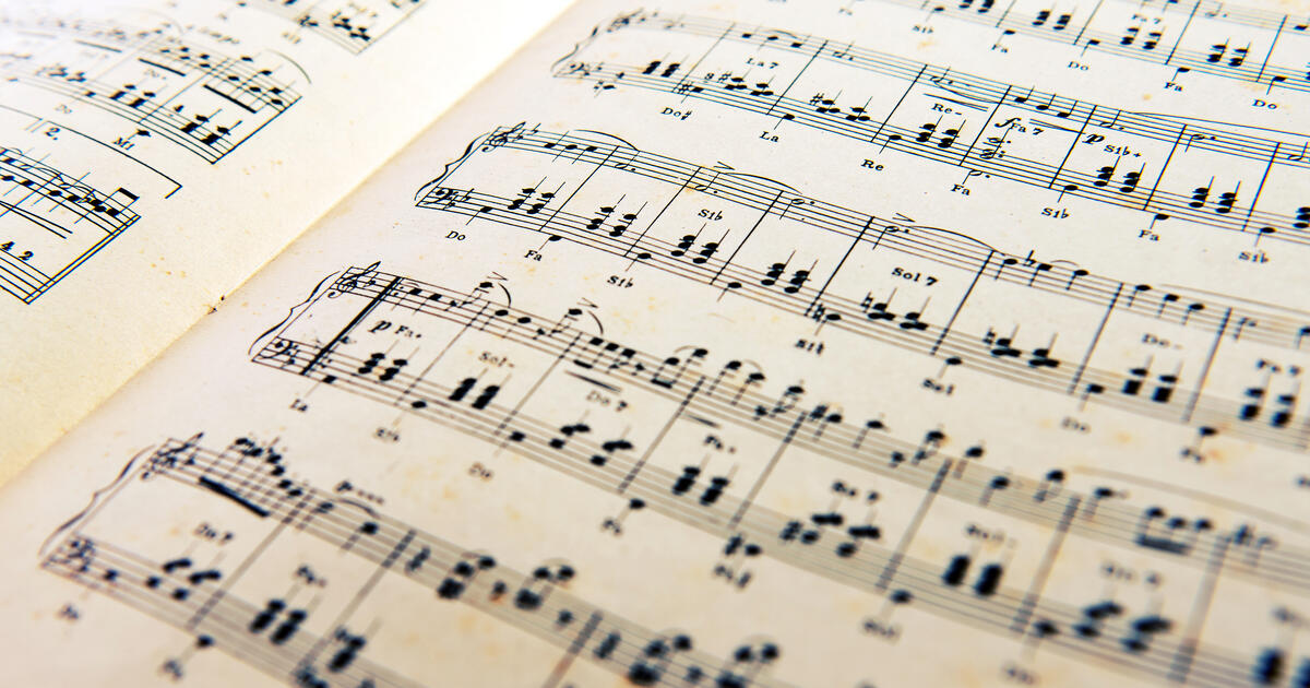 Sheet of music_Digital - SEOSocialEditorial image