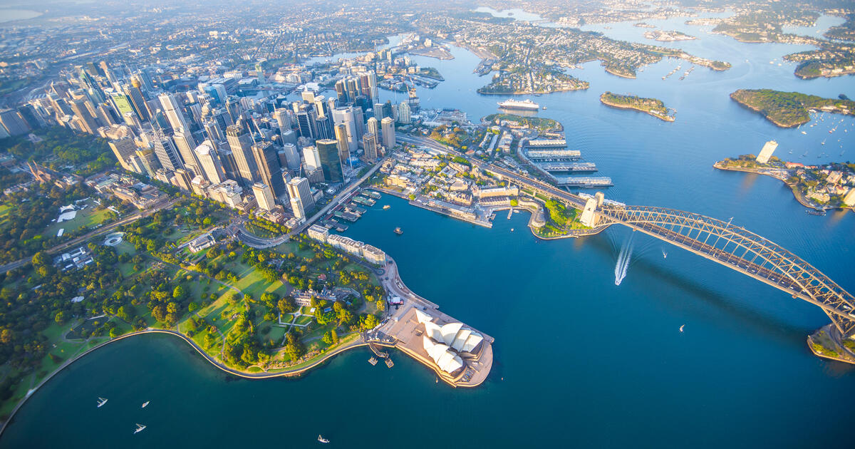 Sydney Harbour Australia aerial view_Digital - SEOSocialEditorial image
