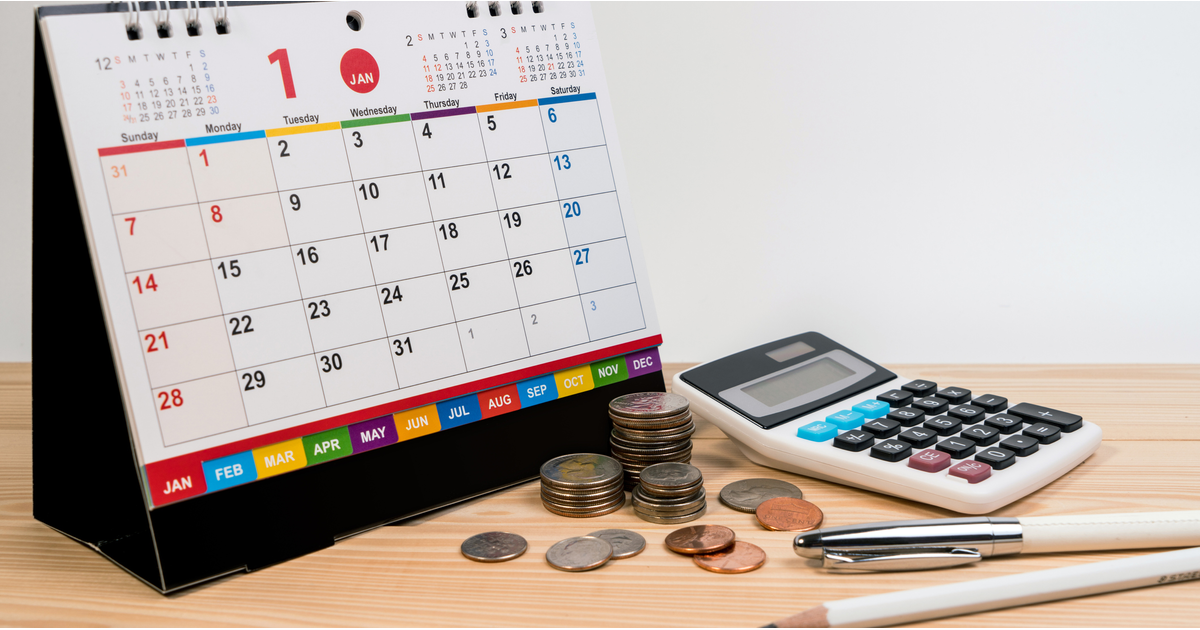 Payment calendar and calculator