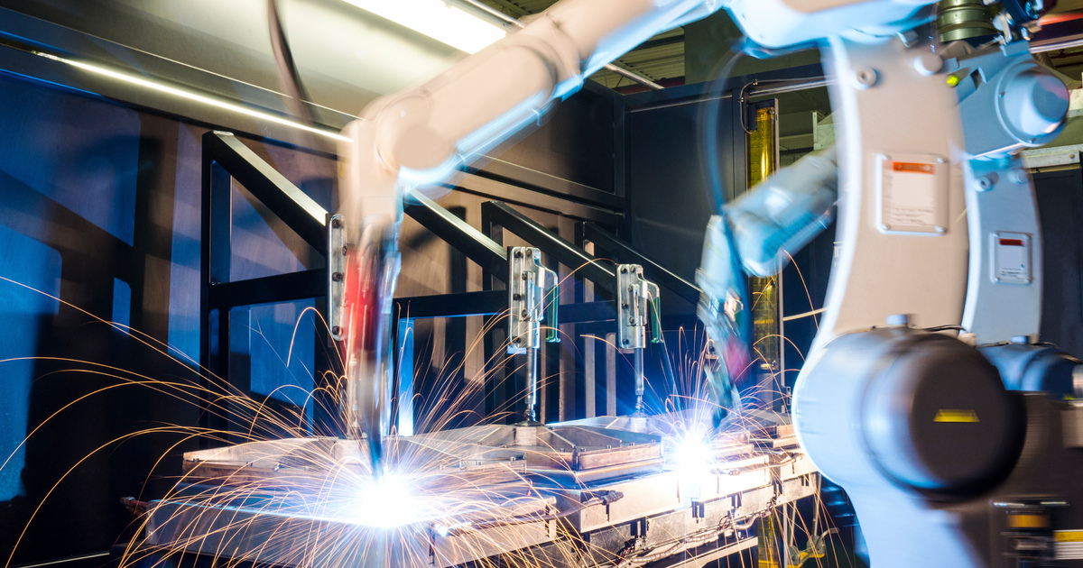 High-tech industrial robotic welding machines seo
