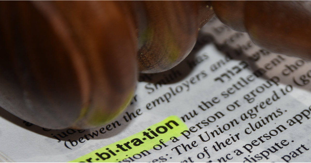 Arbitration - dictionary definition