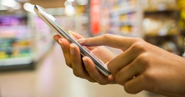 Smartphone and hands seo