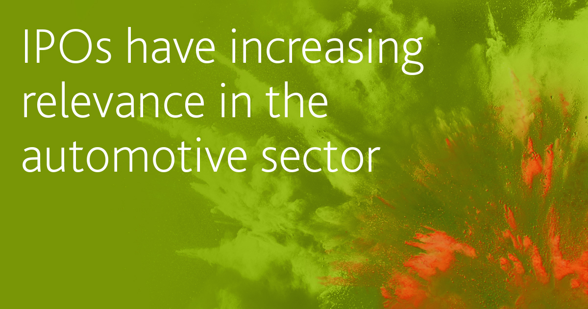 IPOs have increasing relevance in the automotive sector OG1200 x 630px v