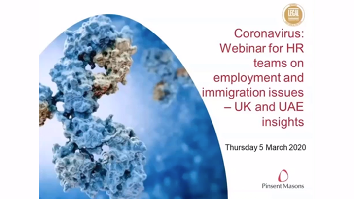 Coronavirus webinar HR